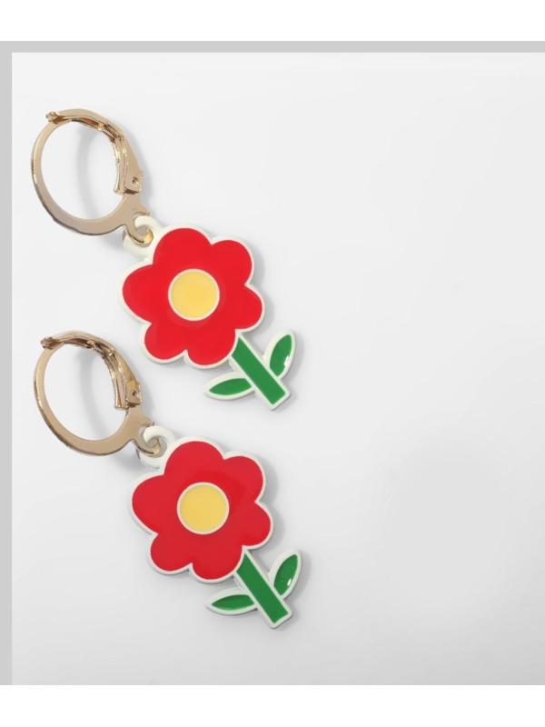 Серьги эмаль 