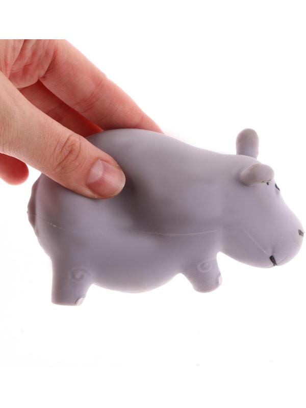 Мялка тянучка «Звери» с песком, виды МИКС