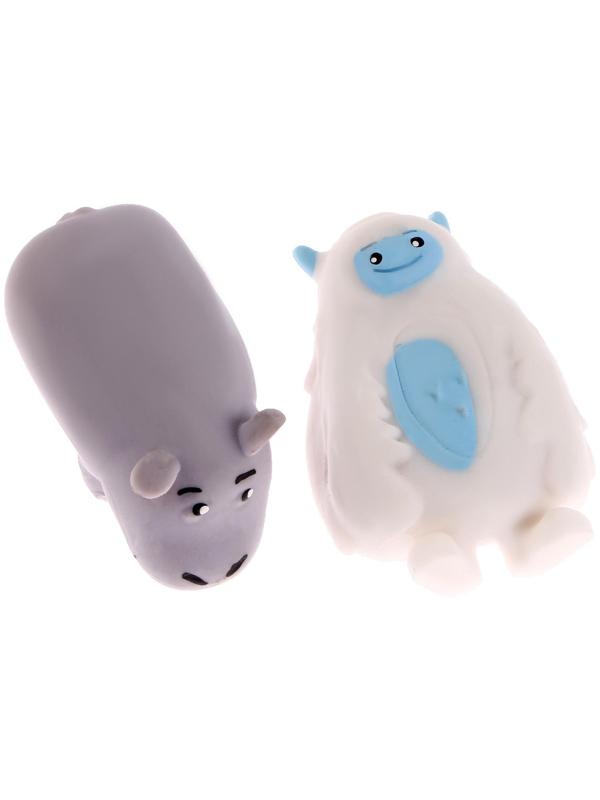 Мялка тянучка «Звери» с песком, виды МИКС