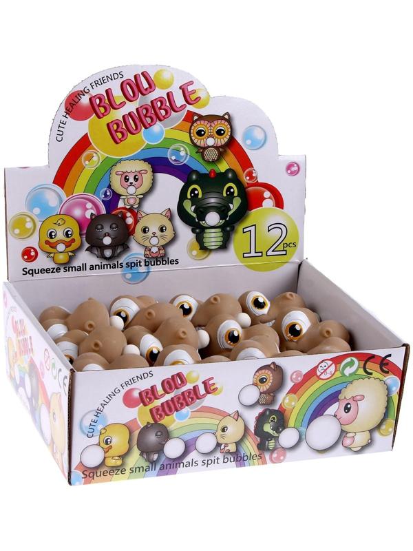 Мялка «Динозаврик» надувает шарик