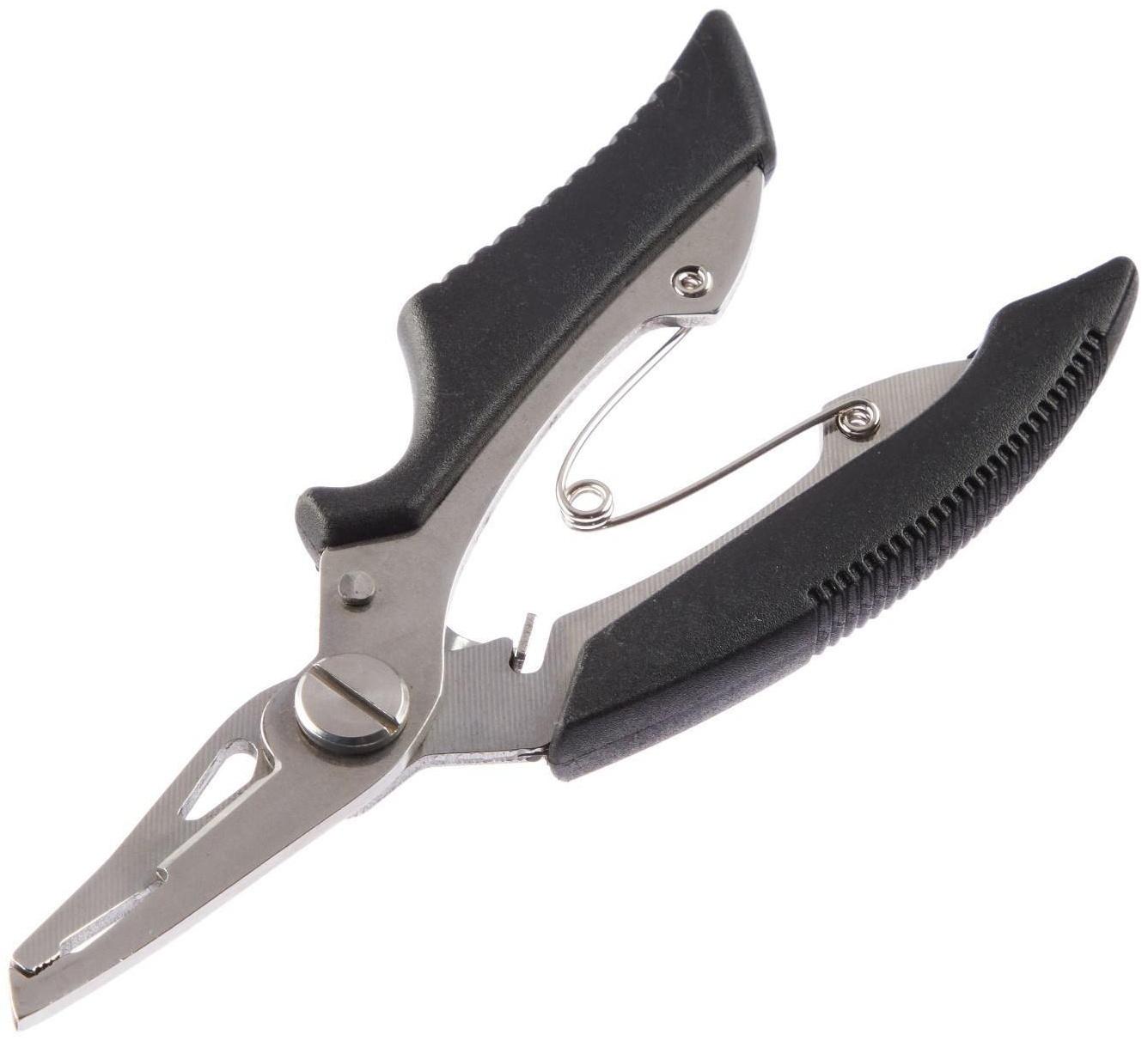 Мультитул 3в1 рыболовный, черный 13см