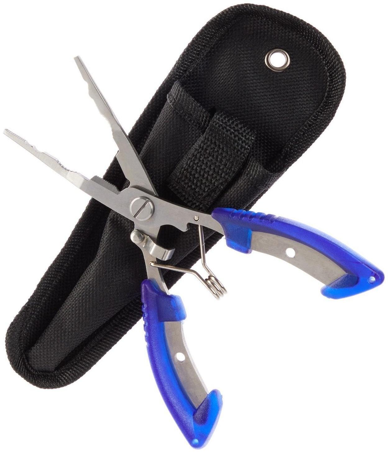 Мультитул 3в1 рыболовный, синий 17см