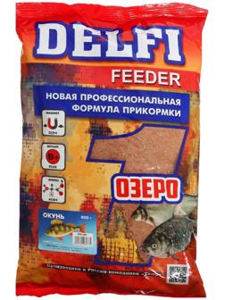 Прикормка DELFI Feeder, озеро, окунь, мотыль, 800 г