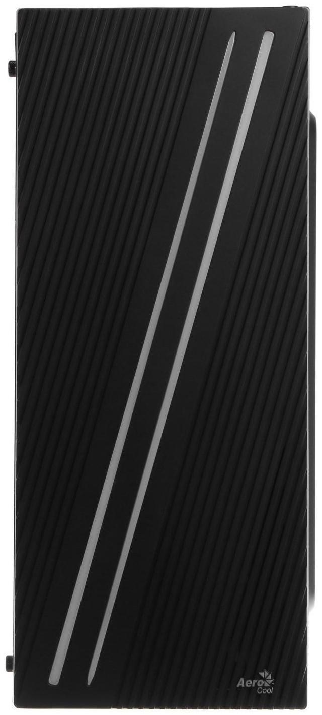 Корпус AEROCOOL Streak Supports GPU, без БП, ATX, 2хUSB 2.0, 1хUSB 3.0, чёрный
