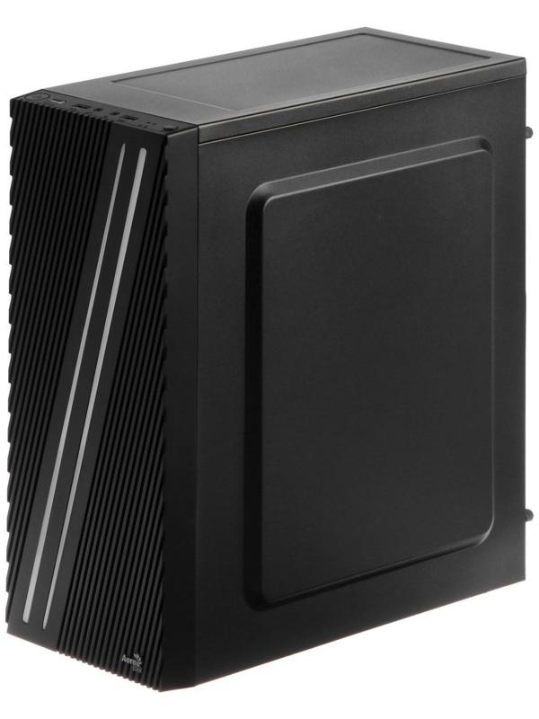 Корпус AEROCOOL Streak Supports GPU, без БП, ATX, 2хUSB 2.0, 1хUSB 3.0, чёрный