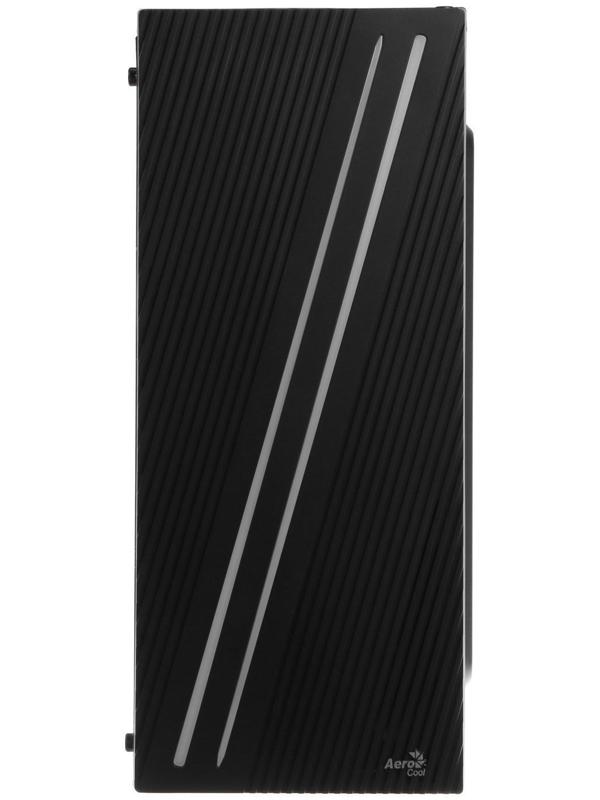 Корпус AEROCOOL Streak Supports GPU, без БП, ATX, 2хUSB 2.0, 1хUSB 3.0, чёрный