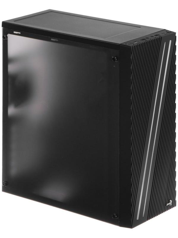 Корпус AEROCOOL Streak Supports GPU, без БП, ATX, 2хUSB 2.0, 1хUSB 3.0, чёрный