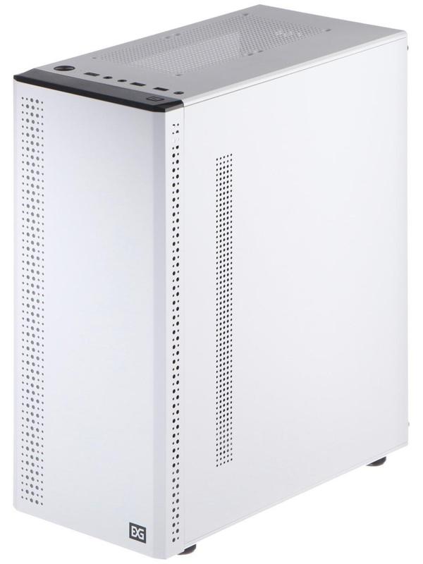 Корпус ExeGate Miditower Mistery Z4, без БП, ATX, 2хUSB 2.0+1хUSB 3.0, с подсветкой, белый