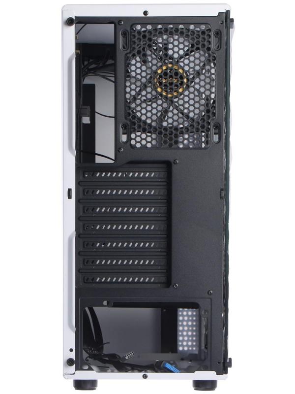 Корпус ExeGate Miditower Mistery Z4, без БП, ATX, 2хUSB 2.0+1хUSB 3.0, с подсветкой, белый