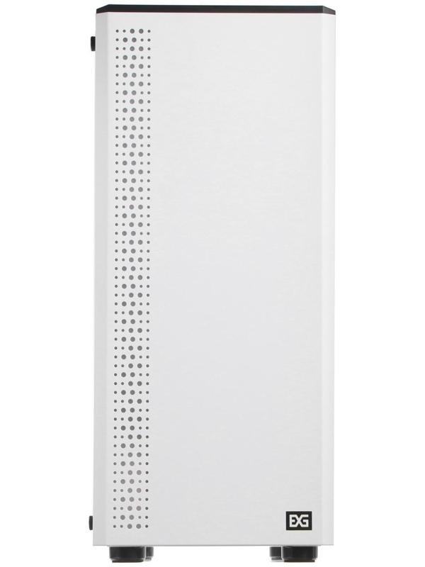 Корпус ExeGate Miditower Mistery Z4, без БП, ATX, 2хUSB 2.0+1хUSB 3.0, с подсветкой, белый