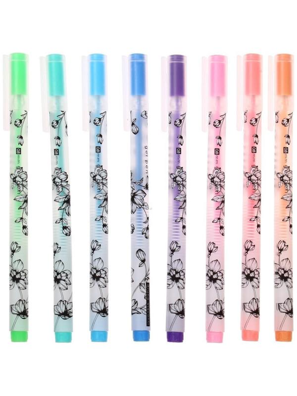 Набор гелевых ручек 8 цветов SKETCH&ART Uni Write.PASTELS, 0,8 мм