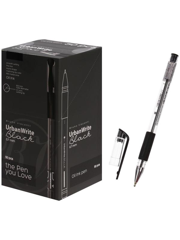 Ручка шариковая Bruno Visconti UrbanWrite Basic, 0,7 мм, чёрные чернила на масляной основе