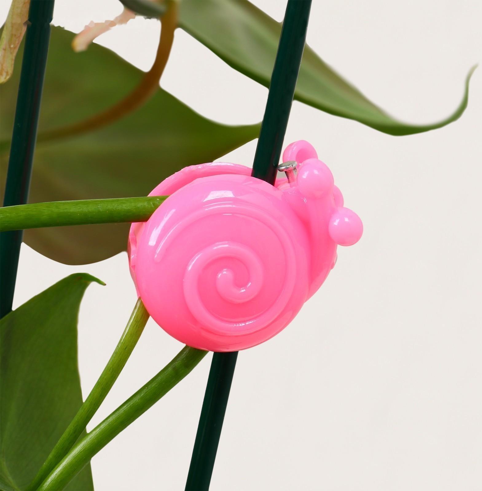 Клипса для растений «Улитка», набор 10 шт., МИКС