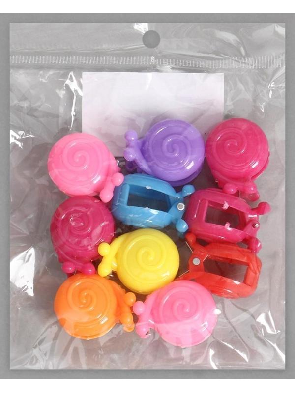 Клипса для растений «Улитка», набор 10 шт., МИКС