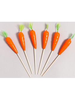 Шпажки «Мокровь», в наборе 6 штук, цвет оранжевый