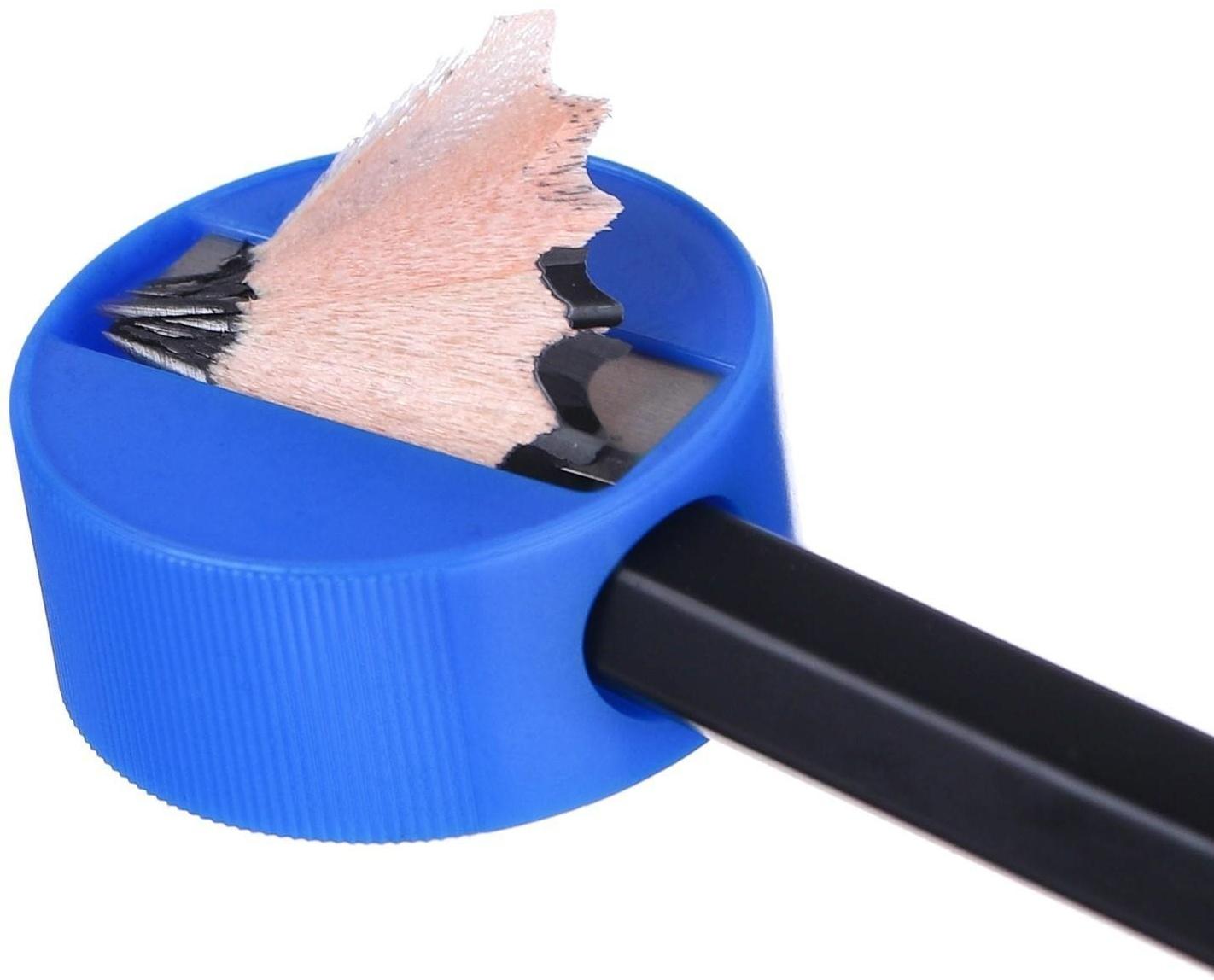 Точилка пластиковая «Круглая», МИКС, Холодное сердце