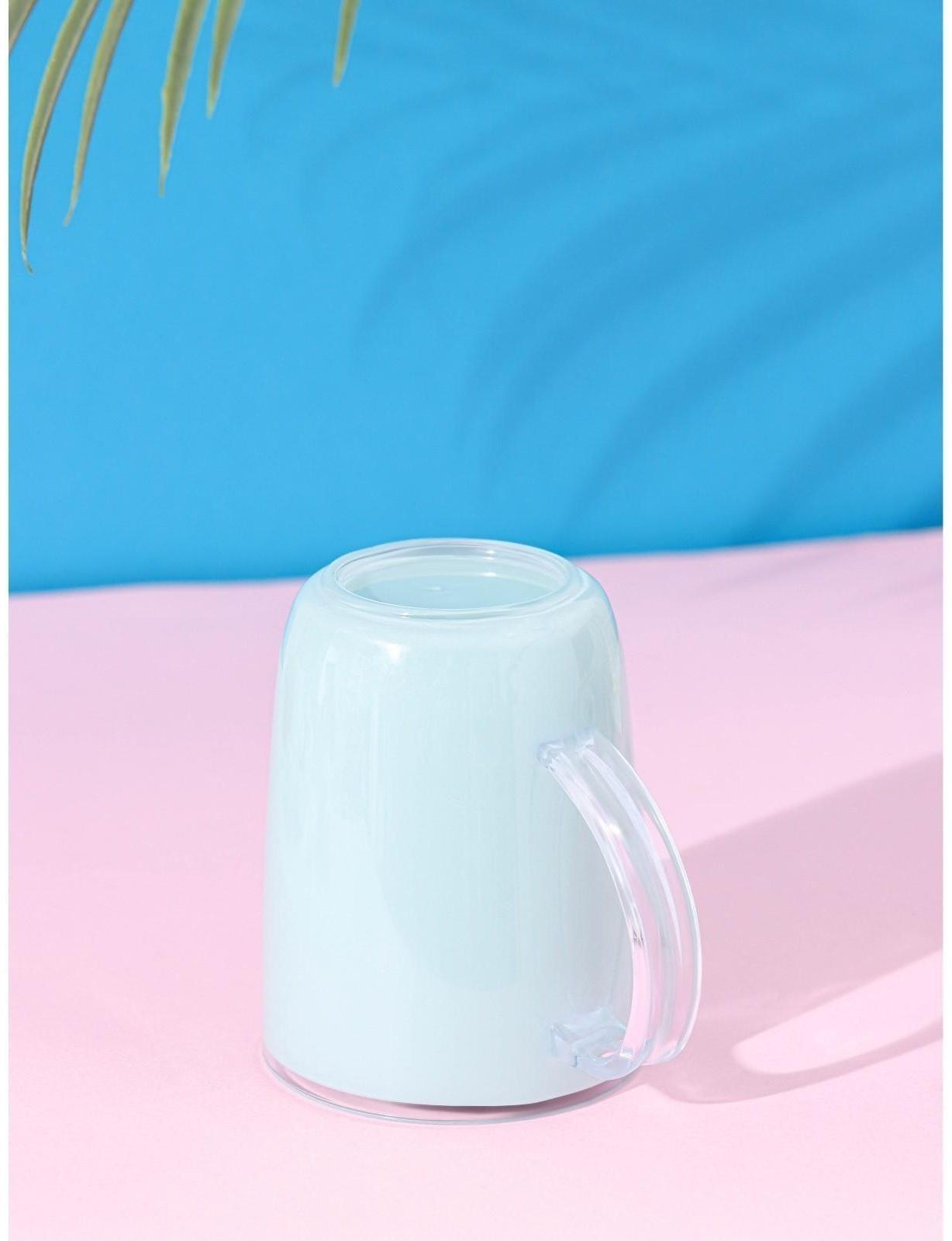 Кружка пластиковая Доляна «Нежность», 350 мл, цвет голубой