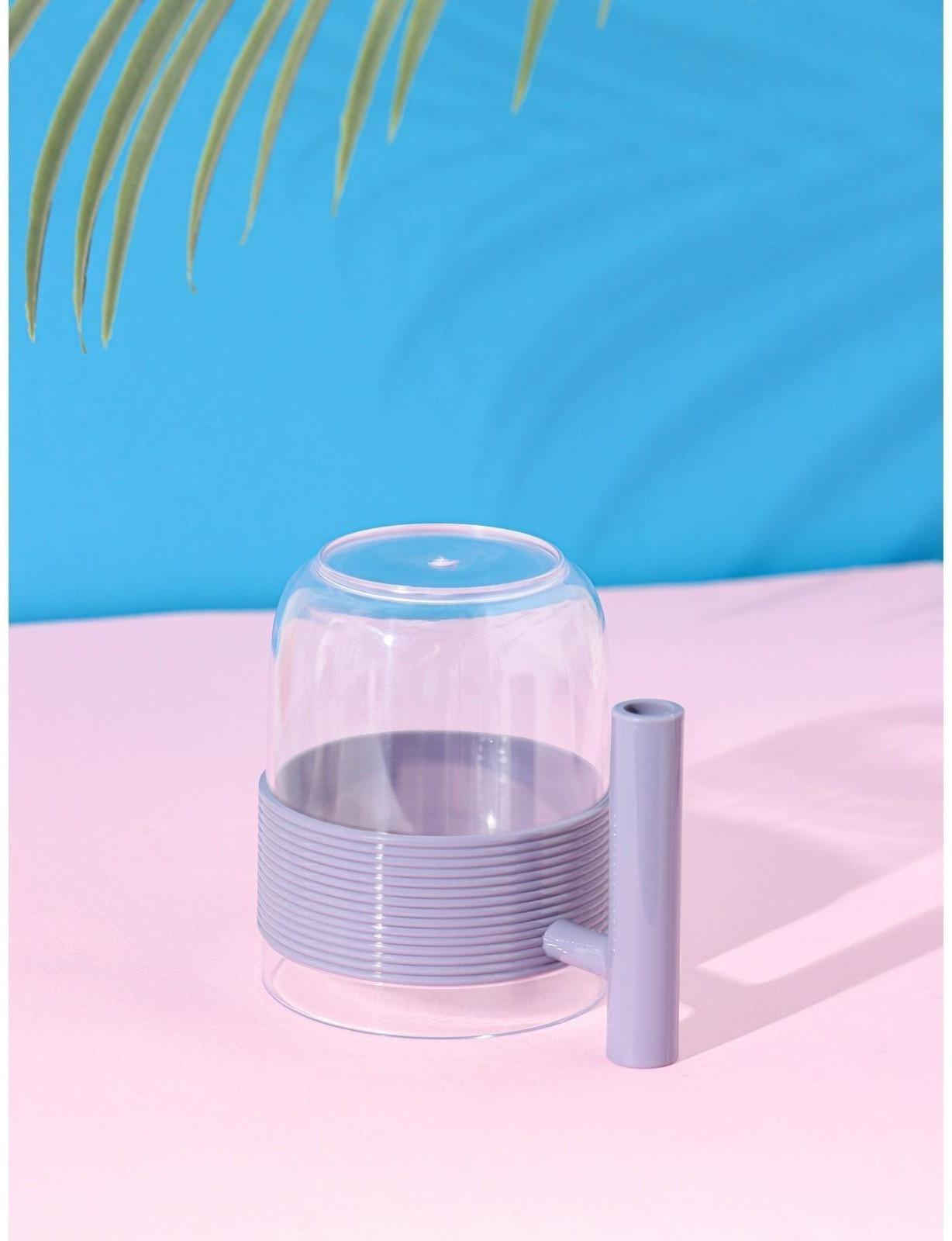 Кружка пластиковая Доляна «Стиль», 350 мл, цвет фиолетовый