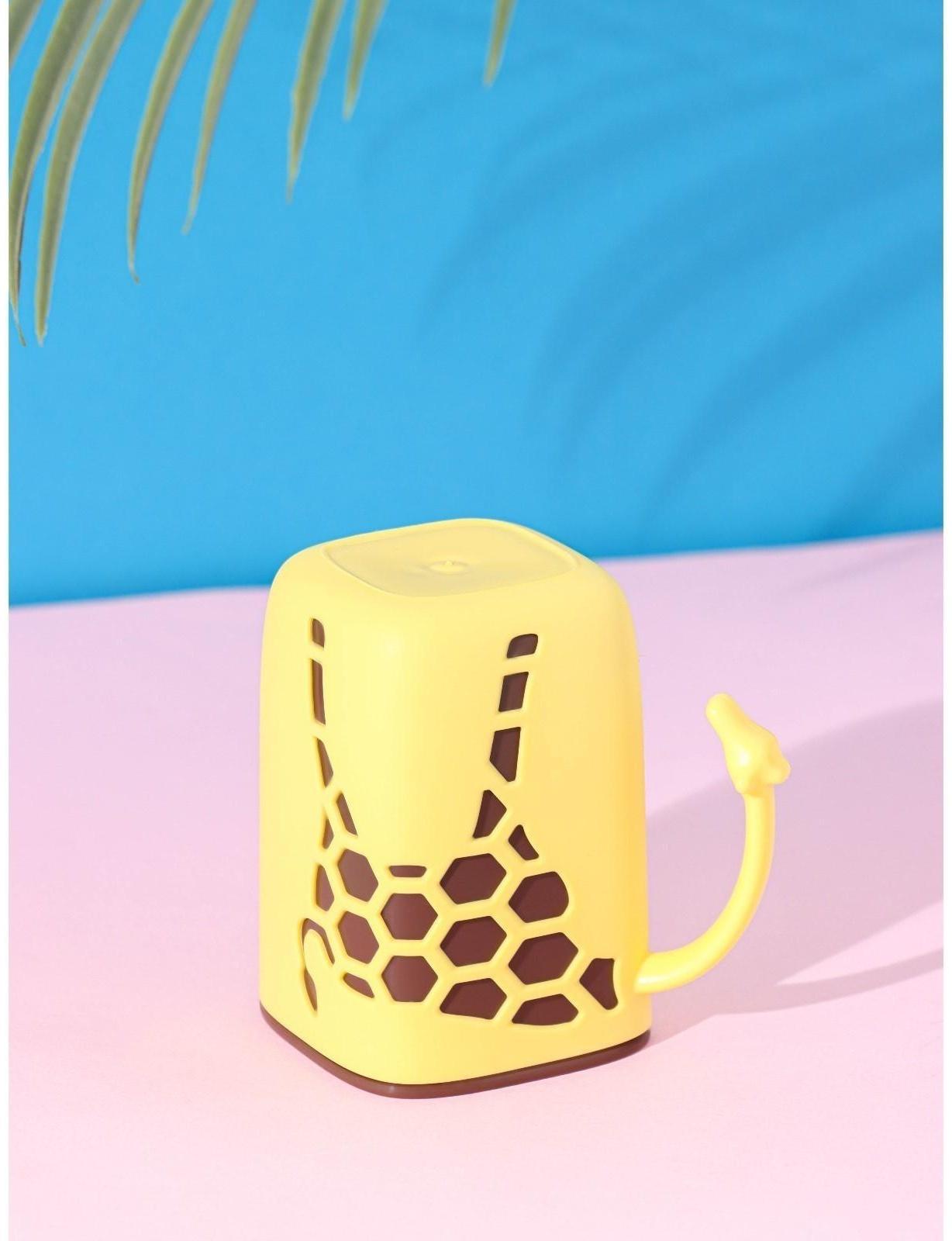 Кружка пластиковая Доляна «Жираф», 300 мл, цвет жёлтый