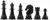 Шахматы, доска пластик 21 х 21 см, король h-3.5 см, d-1.3 см