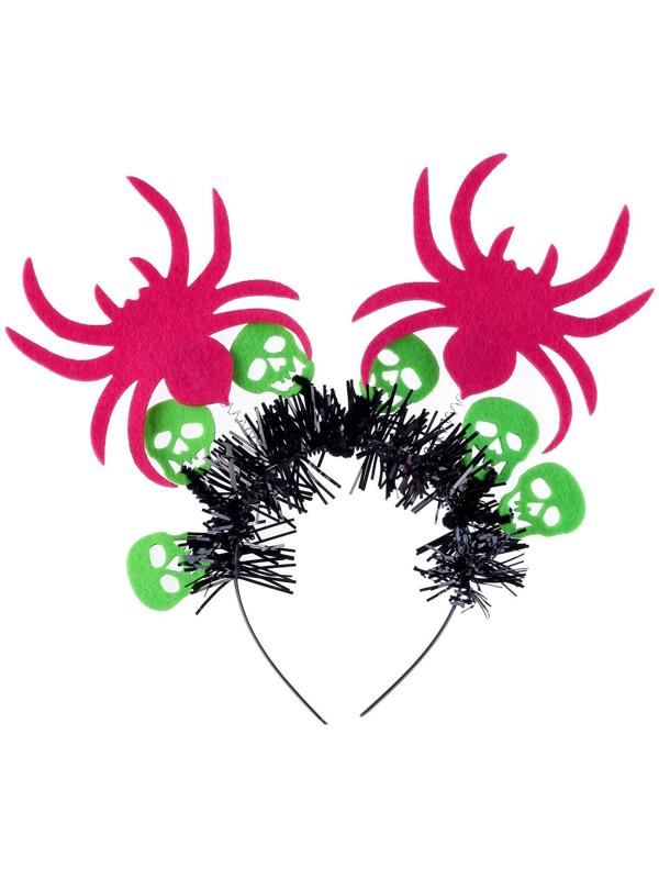 Карнавальный ободок «Пауки», цвета МИКС
