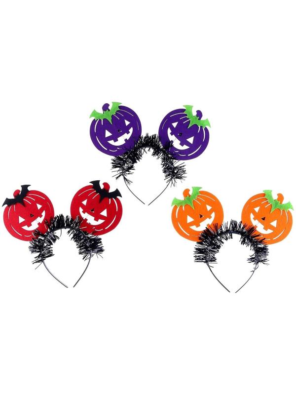 Карнавальный ободок «Тыквы», цвета МИКС
