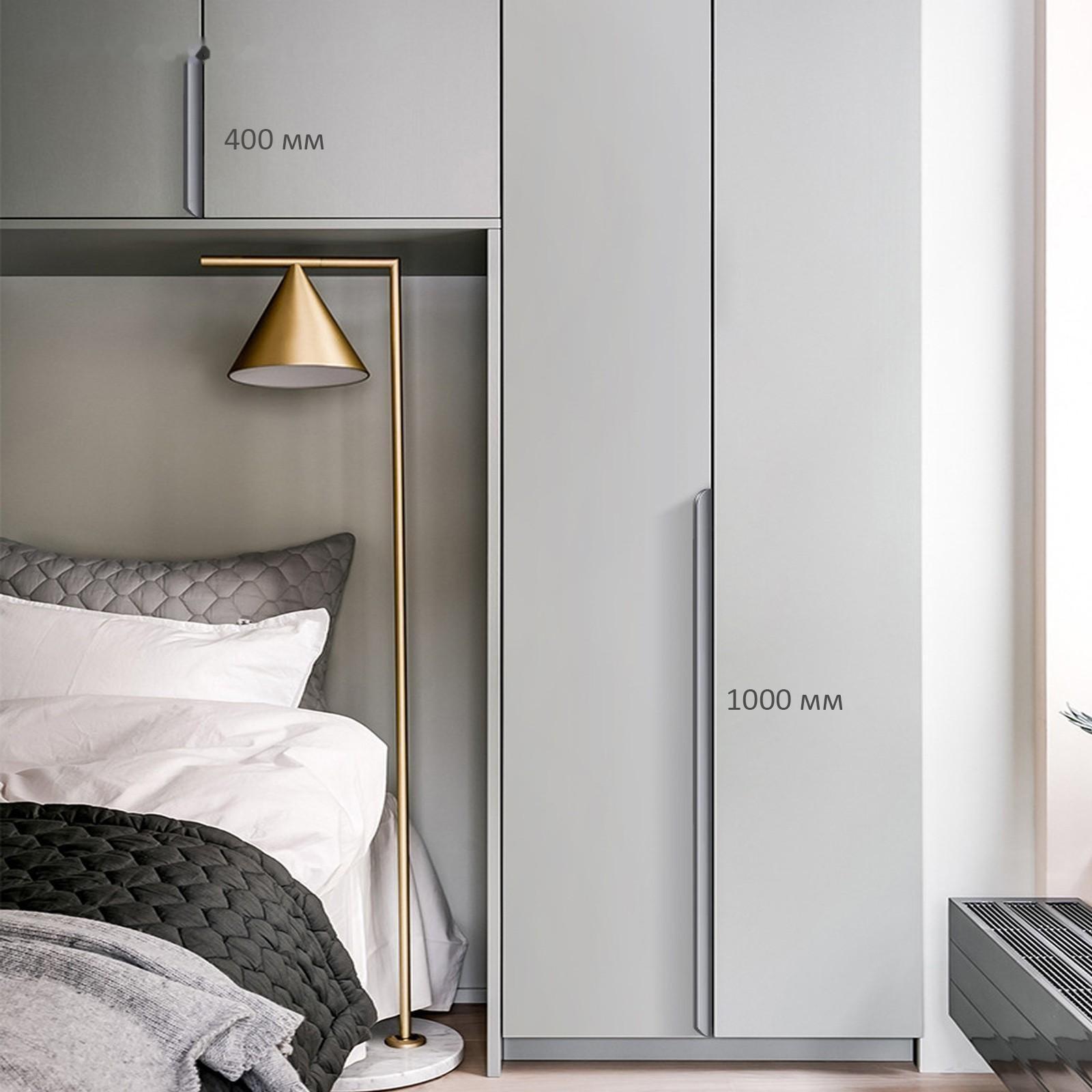 Ручка торцевая CAPPIO, L=1000 мм, м/о 960 мм, цвет матовый хром