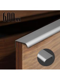 Ручка торцевая CAPPIO, L=600 мм, м/о 480 мм, цвет серый