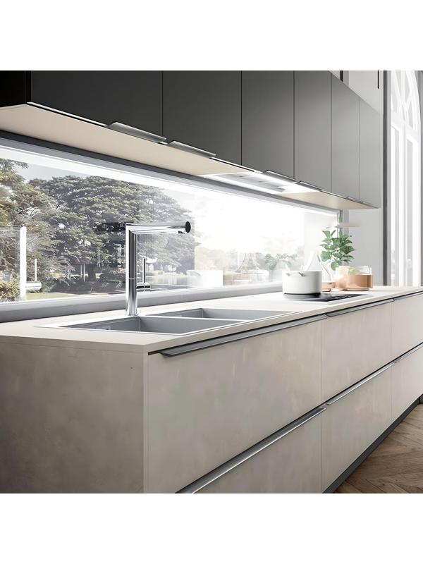 Ручка торцевая CAPPIO, L=600 мм, м/о 480 мм, цвет серый