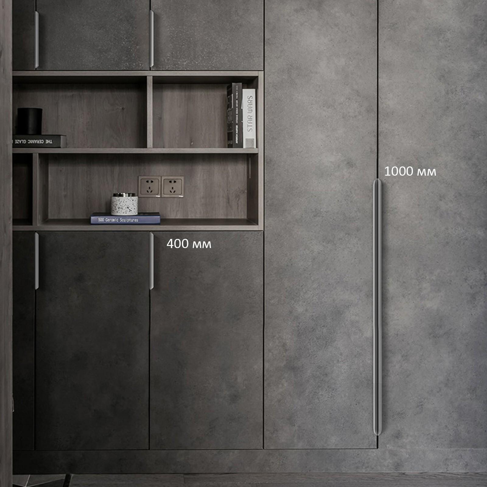 Ручка торцевая CAPPIO, L=1000 мм, м/о 960 мм, цвет серый