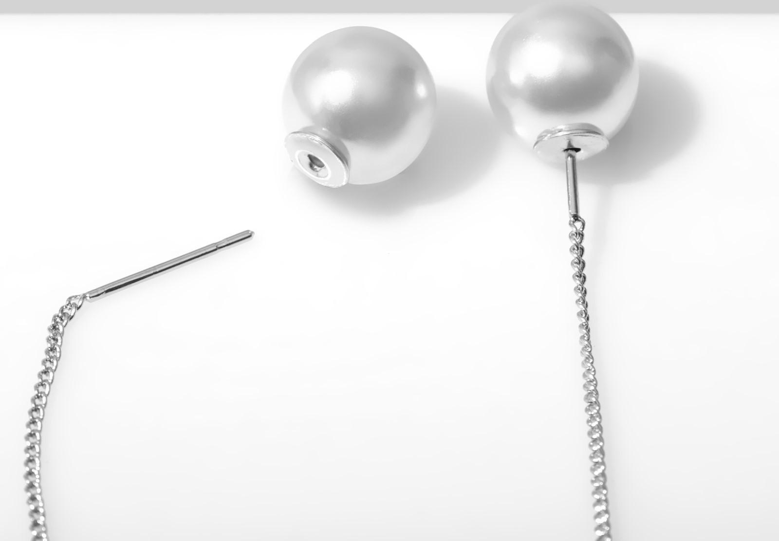 Серьги с жемчугом 