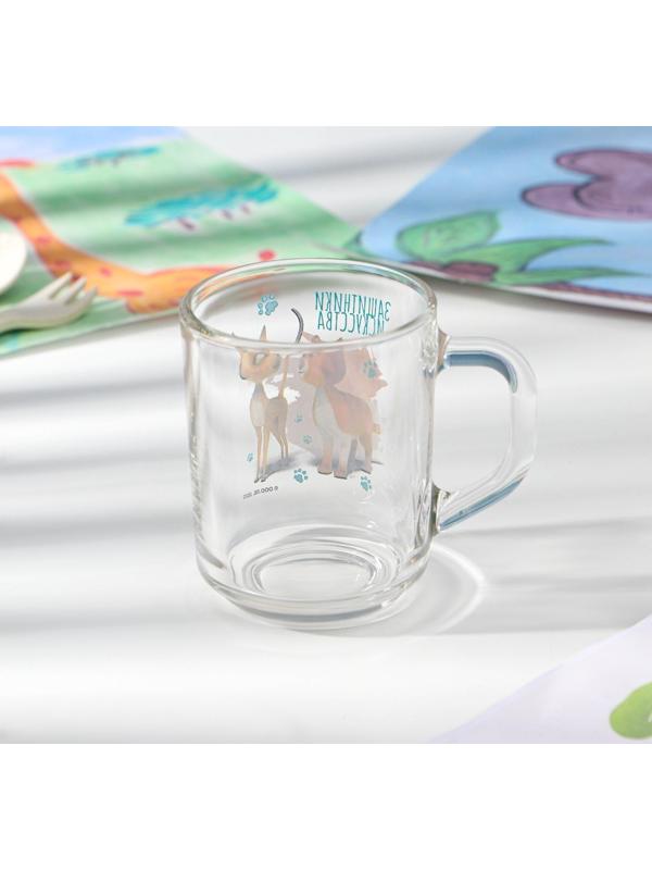 Кружка детская «Коты Эрмитажа», 230 мл, стекло