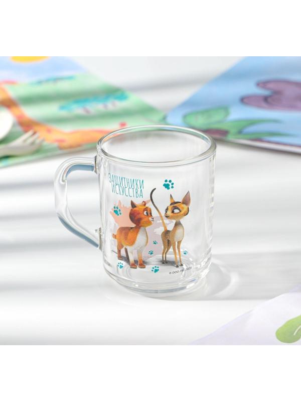 Кружка детская «Коты Эрмитажа», 230 мл, стекло