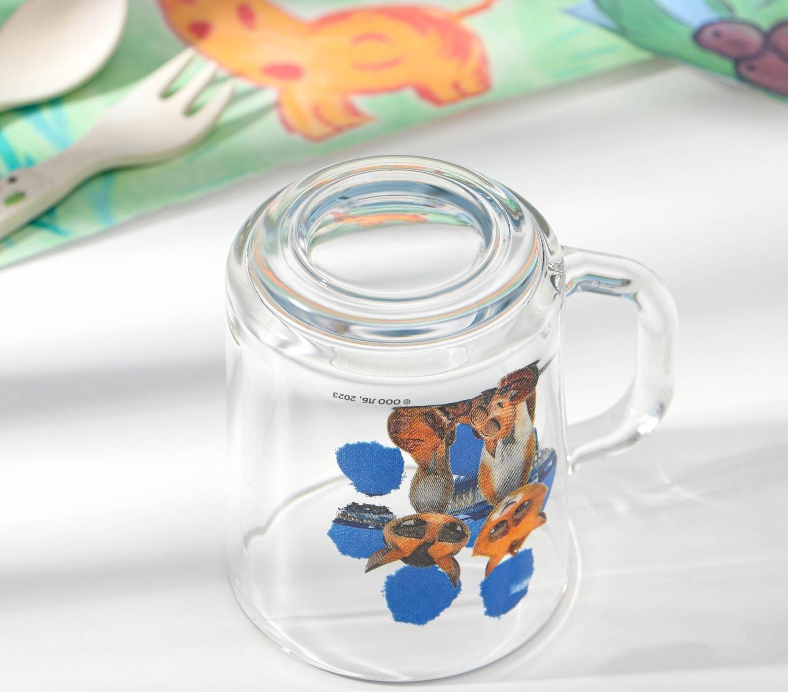 Кружка детская«Ночные коты Эрмитажа», 230 мл, стекло