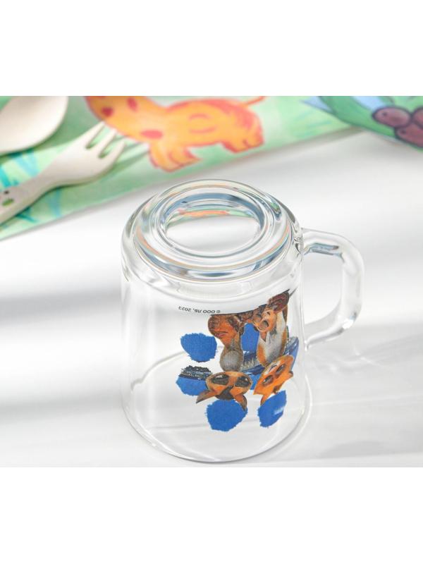 Кружка детская«Ночные коты Эрмитажа», 230 мл, стекло