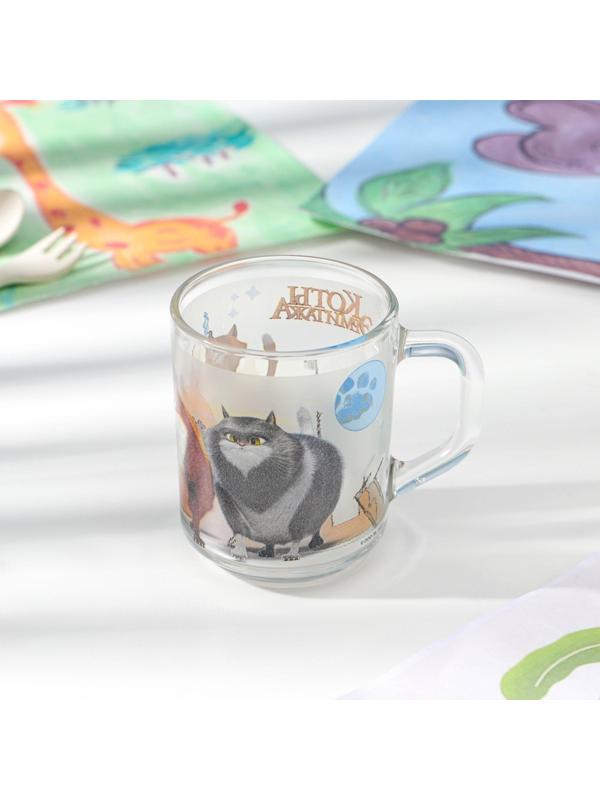 Кружка детская«Коты Эрмитажа», 230 мл, стекло, в подарочной упаковке