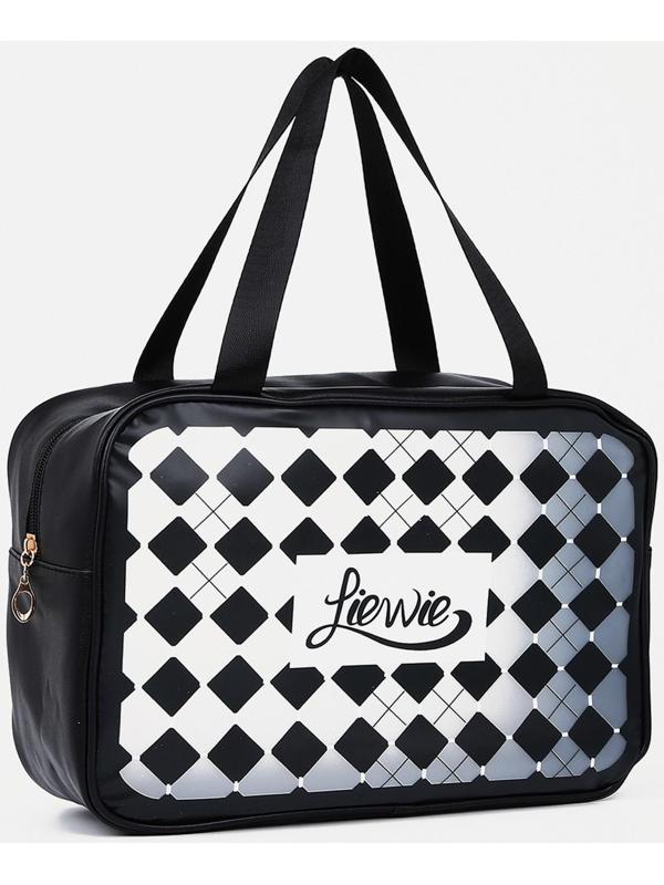 Косметичка на молнии, цвет чёрный