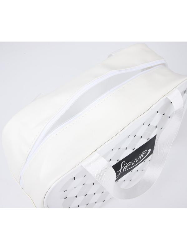 Косметичка на молнии, цвет белый