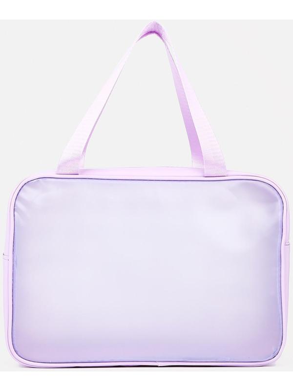 Косметичка на молнии, цвет сиреневый