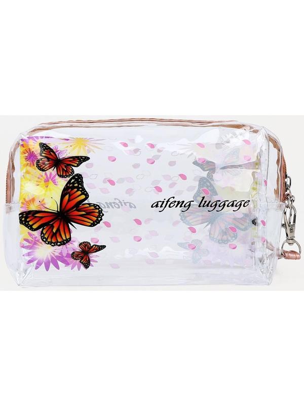 Косметичка на молнии, цвет жёлтый