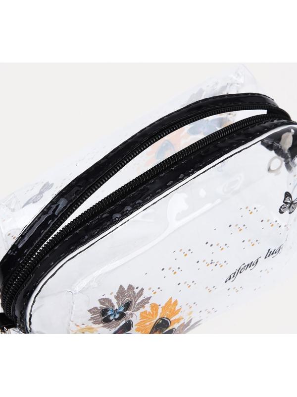 Косметичка на молнии, цвет чёрный