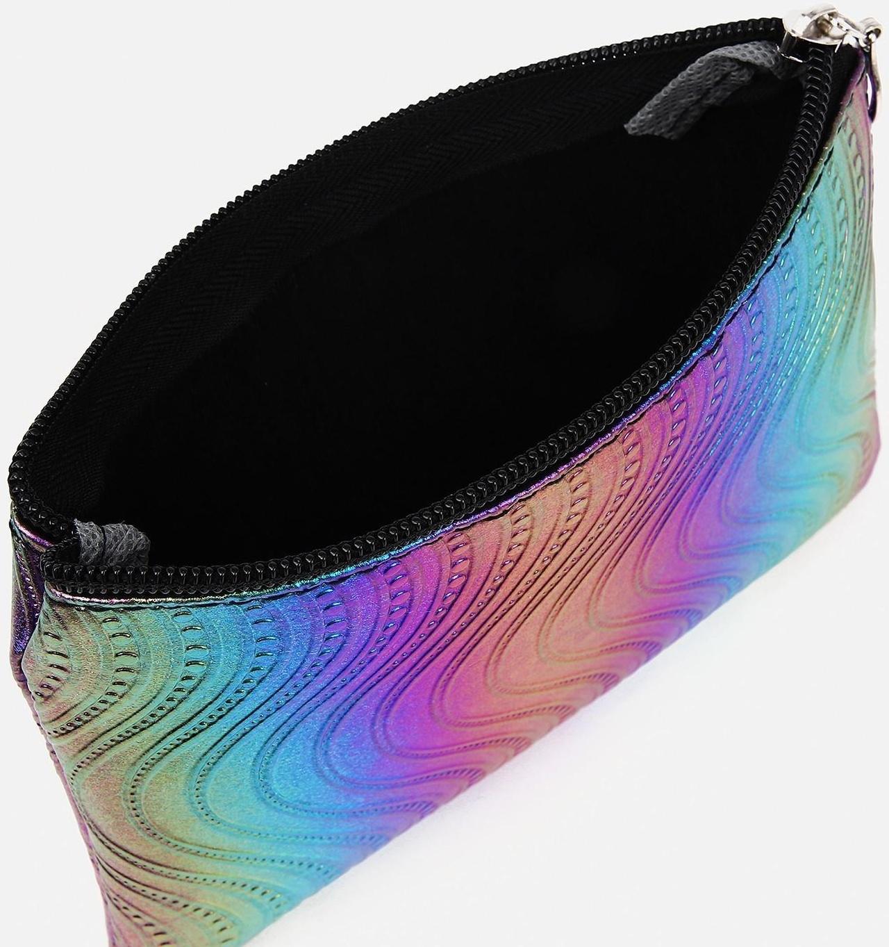 Набор косметичек 2 в 1 на молниях, цвет чёрный