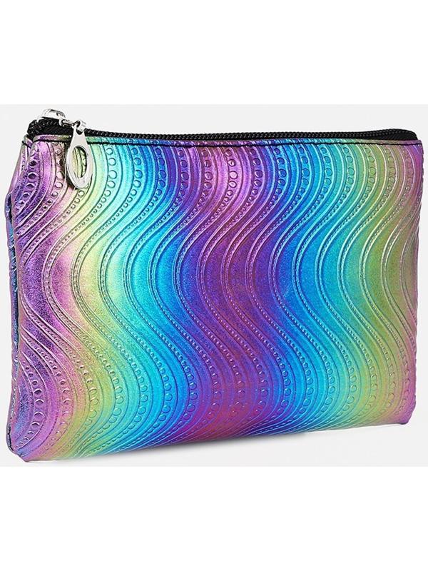 Набор косметичек 2 в 1 на молниях, цвет чёрный