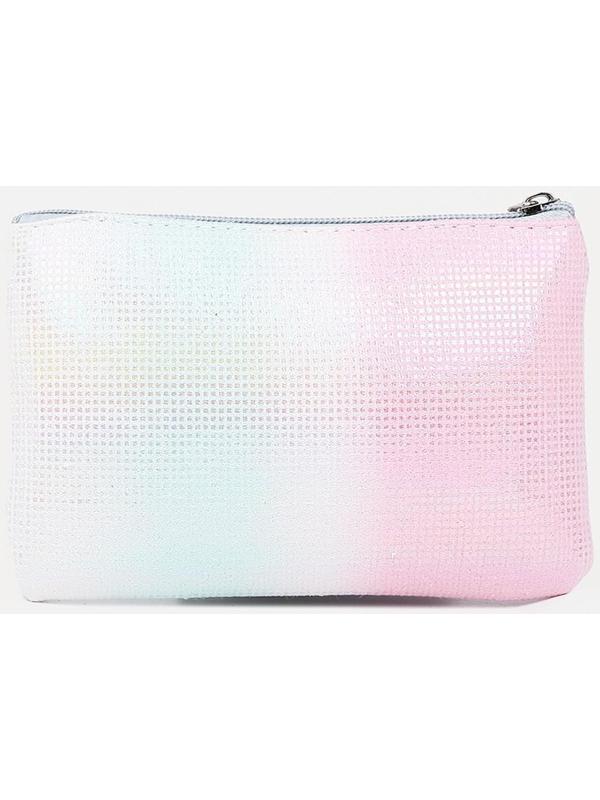 Набор косметичек 2 в 1 на молниях, цвет белый