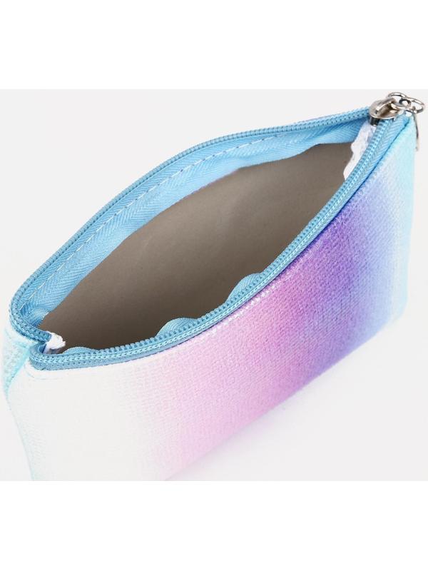 Набор косметичек 2 в 1 на молниях, цвет синий