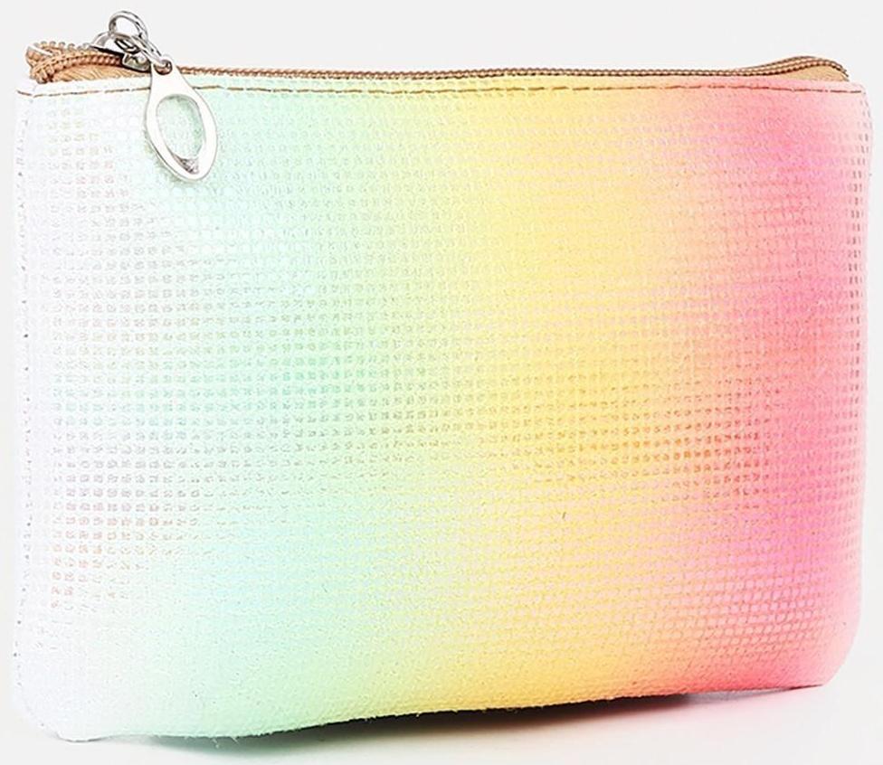 Набор косметичек 2 в 1 на молниях, цвет золотой