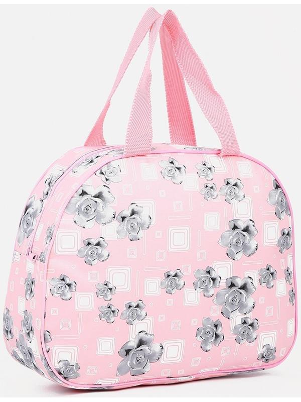 Косметичка на молнии, цвет розовый