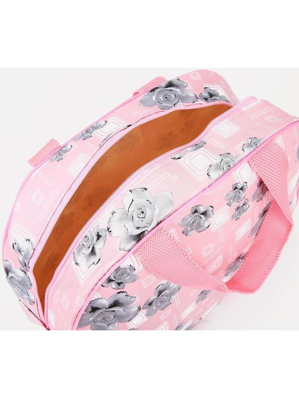 Косметичка на молнии, цвет розовый