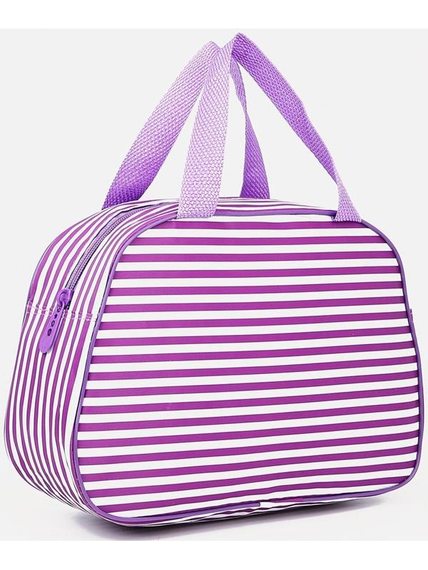 Косметичка на молнии, цвет фиолетовый