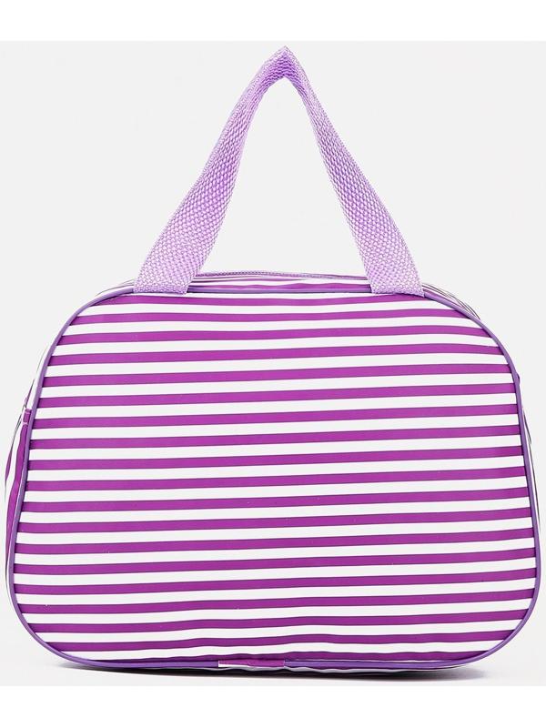 Косметичка на молнии, цвет фиолетовый